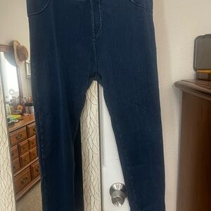 Dark Blue Denim Jeggings